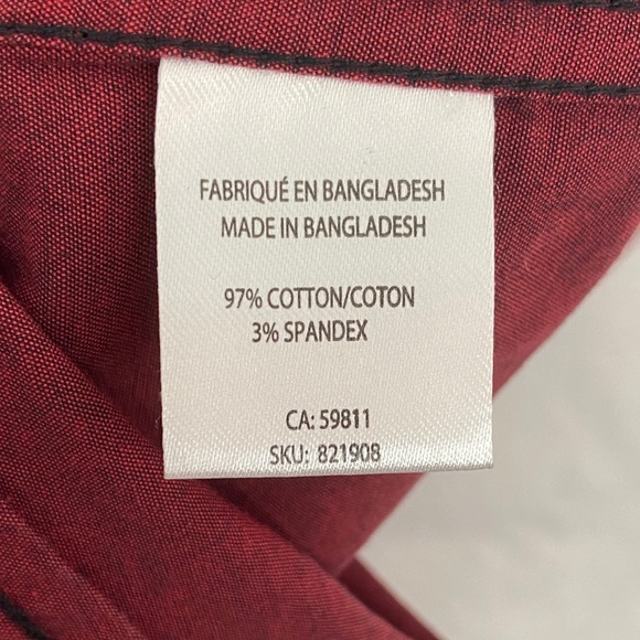 Rivet 61 Button Down Shirt Black Red - Picture 6 of 9